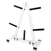 CAP Barbell Standard Plate Rack, Black and White