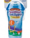 Nuby 9 oz No-Spill Insulated Cool Sipper, Colors May Vary