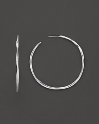 From the Silver collection, #4 hoop earrings. Designed by Ippolita.