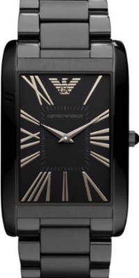 Emporio Armani Black Ion Ladies Watch AR2064