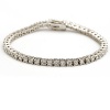 4.5 Carat Sterling Silver CZ Tennis Bracelet