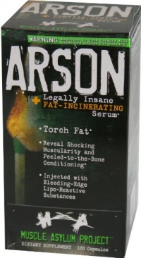 Muscle Asylum Arson, 120 rapid Release Capsules