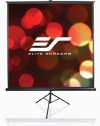 Elite Screens T71UWS1 Tripod Portable Projection Screen (71 inch Diag. 1:1 Viewable 50 H X 50 W Black Casing)