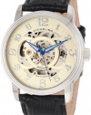 Stuhrling Original Men's 107EM.331531 Classic Delphi Omega Stainless Steel Automatic Skeleton Watch Gift Set