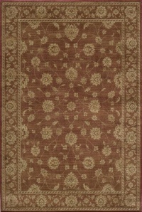 Area Rug 7x9 Rectangle Traditional Burgundy Color - Momeni Belmont Area Rug from RugPal