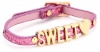 BCBGeneration Pink and Rose Gold Sweet Heart Glitter Mini Affirmation Bracelet