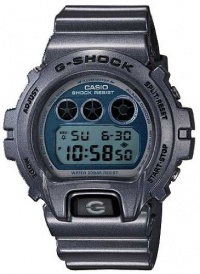 G-Shock Metallic DW6900MF-2 Watch - Resin Grey / Blue