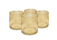 Artland Iris DOF, 14-Ounce, Citrine, Set of 4