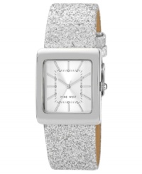 Find the spark your outfit needs with this glittering watch from Nine West.