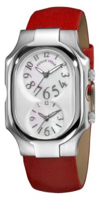 Philip Stein Women's 2-F-FSMOP-CPR Signature Red Pashima Pearl Strap Watch