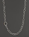 Sterling silver chain. Lovely alone or with your favorite enhancer.