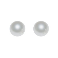 14k Yellow Gold 9-10mm South Sea Cultured Pearl Stud Earrings