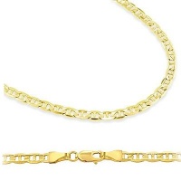 14k Solid Yellow Gold Gucci Mariner Chain Necklace 2.1mm 18 - 3.5 grams - with Lobster Lock Clasp