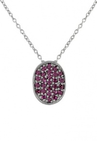 Effy Jewlery 14K White Gold Pink Sapphire Pendant, .64 TCW