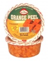 Pennant Diced Orange Peel, 8 Ounce Tubs (Pack of 6)