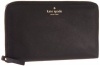 Kate Spade New York Brightspot Avenue-Large Zip Travel  Wallet,Black,One Size