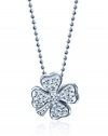 Alex Woo Little Luck Clover Pendant Necklace