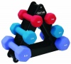 Altus Athletic 32-Pound Dumbbell Set with Stand