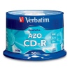 Verbatim 94523 700 MB 52x DataLifePlus Branded Recordable Disc CD-R, 50-Disc Spindle