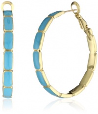 Kate Spade New York Park Guell Blue Hoop Earrings