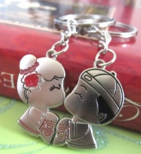 Couple Love Keychain Key Ring Happy Couple 2