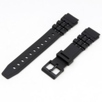 Voguestrap TX1957 Allstrap 19mm Black Regular-Length Fits Casio Illuminator Watchband