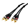 Cables Unlimited AUD-1605-10 10-Feet Pro A/V Series RCA Audio Cables