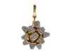 Juicy Couture Ltd Ed Pave Gift Bow Charm Gold