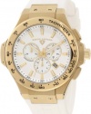 Swiss Legend Men's 40051-YG-02-R Maverick Chronograph White Dial Watch