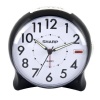 Sharp SPC127A Quartz Analog Alarm Clock (Black/White)