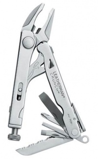 Leatherman 68010101K Crunch Pocket Multi-Tool with Leather Sheath