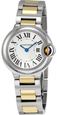 Cartier Women's W69007Z3 Ballon Bleu Stainless Steel and 18K Gold Watch