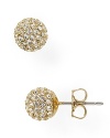 Nadri Small Crystal Ball Earrings