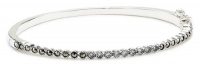 Judith Jack Starlight Sterling Silver, Marcasite and Cubic Zirconia Bangle Bracelet