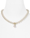 Round out your jewel box with this necklace from Majorica. This piece's organic pearls nod to subdued style, while a gold vermeil accent lends glamor.