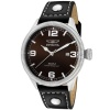 Invicta Men's 1461 Vintage Collection Riveted Leather Strap Brown Dial Watch