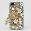 Nova Case 3D Bling Crystal iPhone Case for AT&T Verizon Sprint Apple iPhone 4/4S CoCo Bag and Flower