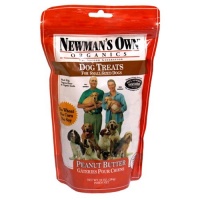 Newman's Own Organics Dog Treats for Small Sized Dogs, Peanut Butter, 10-Ounce Bags (Pack of 6)