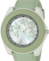 Sprout Women's ST2019MPLG Eco-Friendly Light Green Organic Cotton Strap Watch