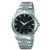 Gucci Men's YA126210 G-Timeless Black Dial Stainless-Steel Bracelet Watch