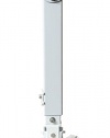 VideoSecu LCD/DLP Projector Ceiling Mount Bracket White Fits both flat or Vaulted ceiling PJ2W 1CA