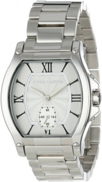 Vince Camuto Women's VC/5051SVSV Cushion Shaped Silver-Tone Bracelet Watch