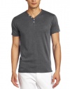 French Connection Men's Short Sleeve Henley