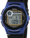 Casio Men's W213-2AVCF Basic Blue and Black Digital Watch