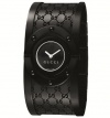 Gucci Women's YA112431 Twirl Medium Black PVD Bangle Watch