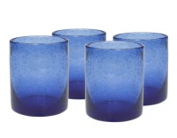 Artland Iris DOF, 14-Ounce, Cobalt Blue, Set of 4