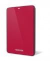 Toshiba Canvio 500 GB USB 3.0 Portable Hard Drive - HDTC605XR3A1 (Red)