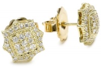 Judith Ripka Diamond Pave Cushion Earrings