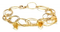 Rachel Burklund Affair of Jewels Gold-Filled Double Chain Bracelet