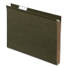 Pendaflex Extra Capacity Hanging Folder, 25 Box, 1/5 Cut, 1 Expansion Letter, Green (04152X1)